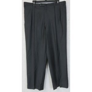 Mens Brioni Super 150 Wool Dress Pants Pleated Gray Size 36R 37x28 + 2 in Cannes